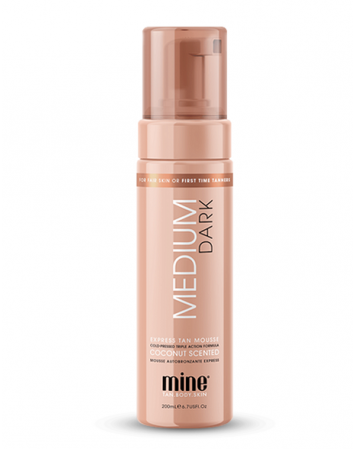 MineTan Medium Dark - Self Tanning Foam 200 ml