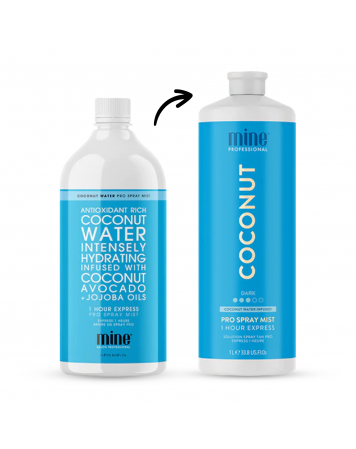MineTan Coconut Water - Płyn do Opalania Natryskowego 1L