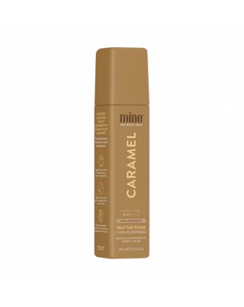 MineTan Caramel - Self-tanning bronzing foam 200 ml