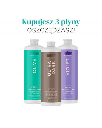 3 MineTan Spray Tan Liquids